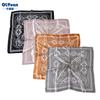 90cm Large Square Scarf For Spring And Summer Fashion, Versatile And Stylish, Printed Silk Scarf For Women'S Decoration, Paired With Shawl Scarf