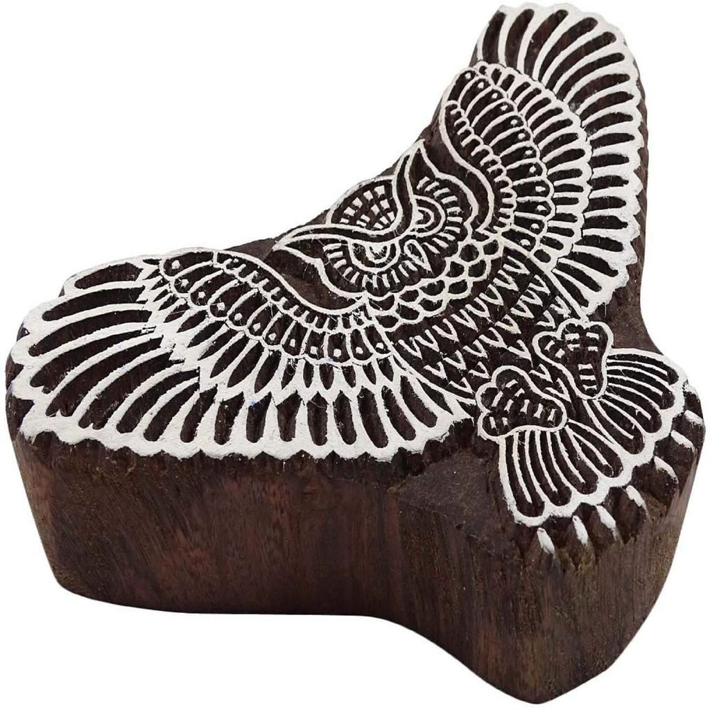 Сова Декоративные Печатные Блоки Штамп Деревянные Ручные Резные Пограничные Штампы