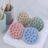 Silicone Shampoo Brush Head Scalp Massage Comb Clean The Scalp Thoroughly Body Massage Brush Bath Brush Salon Hairdressing Tool