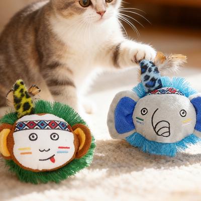 Игрушки, Плюшевая кисточка с кошачьей мятой, Интерактивная игрушка для кошек, Жевательная и , Развлечение