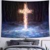 Simsant психоделический гобелен с планетой, красочный горный гобелен, гобелен с галактикой, абстрактный природный пейзаж, настенная роспись в общежитии, постер