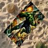 Hulk Beach towel for beach travel lightweight Oversized, foldable, portable, travel beach towel Vibrant Pattern Perfect Birthday Christmas Gift Idea