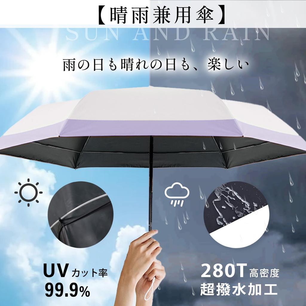 Folding Umbrella Full Blackout Folding Umbrella X Hook Pouch Parasol for Both Sun and Wind Water Folding Umbrella with UV UPF Small Storage Pouch UV