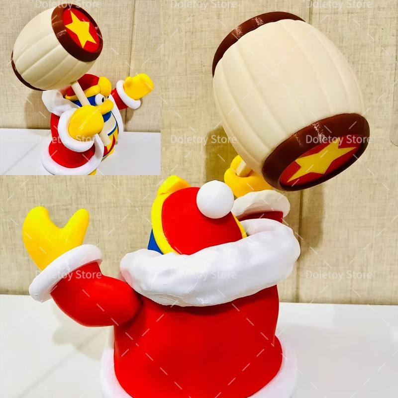 3D-печатная фигурка Кирби Король Дидеде с молотом Модели персонажей Морфо-рыцарь Мета-рыцарь Галаксия DIY игрушка для ребенка Рождественский подарок