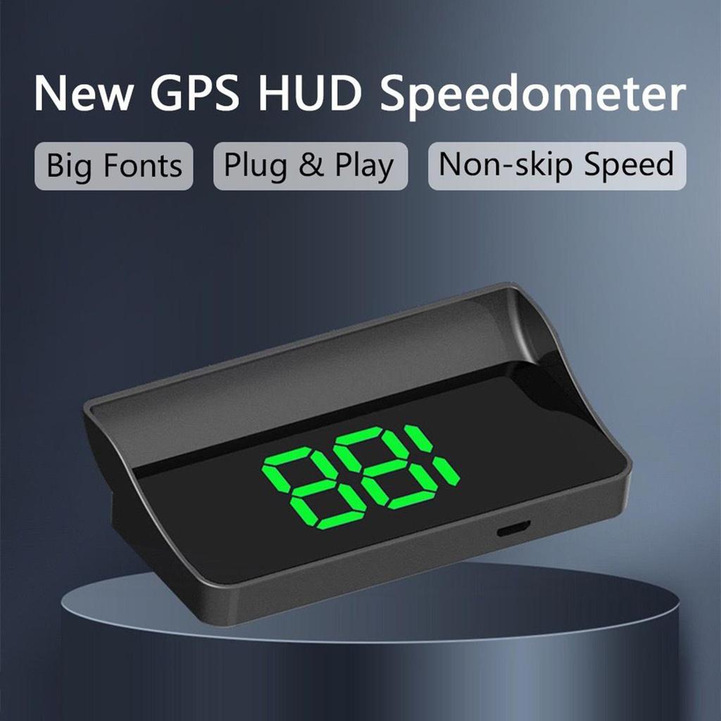 Дисплей спидометра автомобиля HUD-дисплей Лобовое стекло автомобиля Спидометр транспортного средства Для внедорожников Грузовиков Автобусов Скутеров Велосипедов Водителей Авто