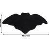 S-SNAIL-OO Halloween Bat Bath Mat 36x20 In Gothic Home Decor Bats Bath Rugs for Bathroom Non Slip, Gothic Gift Cute Door Mats for Bathroom, Bedroom,
