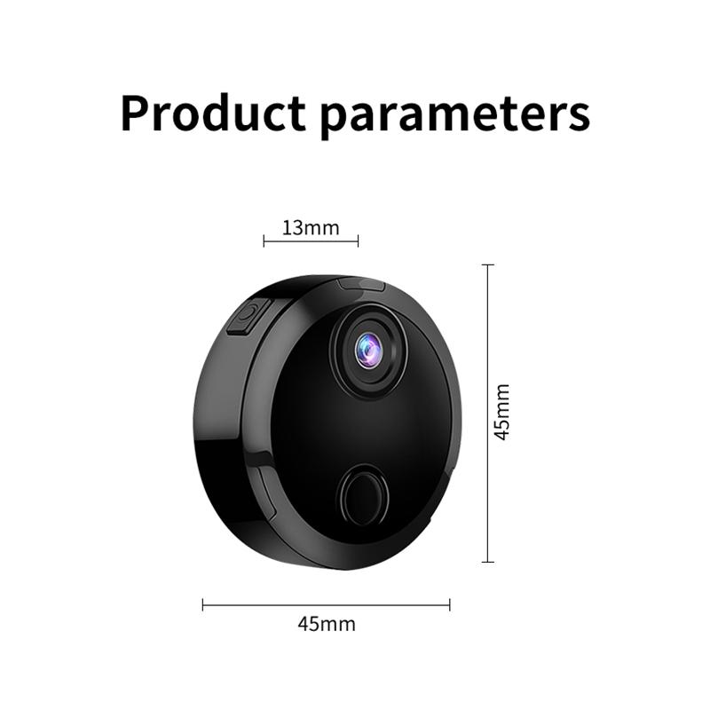 Камера HD 1080P, Беспроводная WiFi камера видеонаблюдения, Функция ночного видения, Дистанционное управление, Видеорегистратор для умного дома