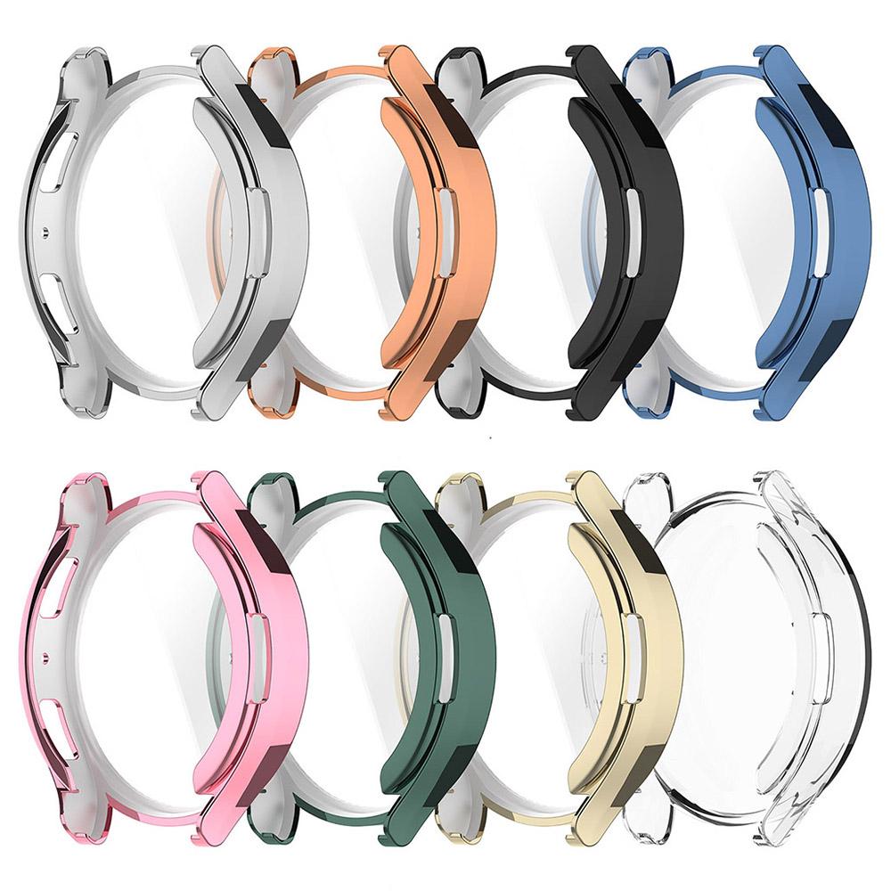 Electroplated TPU Protective Case For Samsung Galaxy Watch 6 40mm 44mm Full Screen Protector Shell Bumper