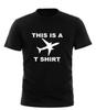 Футболка "This Is A Plane" - забавная мужская футболка с оригинальным рисунком, подарок, все размеры, черная.