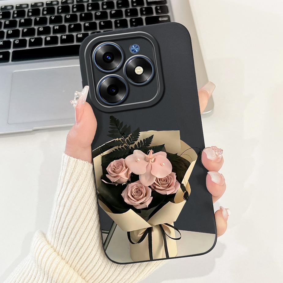 Чехол для Tecno Spark 20C Spark20 Pro KJ6 Новый модный чехол с рисунком-конфетой Ударопрочный чехол для телефона Для Tecno Spark 20 Pro Plus Корпус