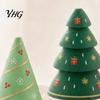Blank Wood Shapes for Painting DIY Unfinished Wooden Christmas Tree Craft Kit, Figurines Desktop Tabletop Decor Kids Painting, Hand?Painted