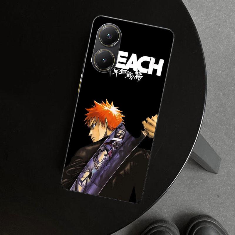 Чехол для телефона Kurosaki Ichigo Bleach для Xiaomi Poco X6 X5 X7 Pro F7 Ultra Redmi 15C 15 13C 13 12C 12 10C 10 10A 9C 9A 9T 9 C