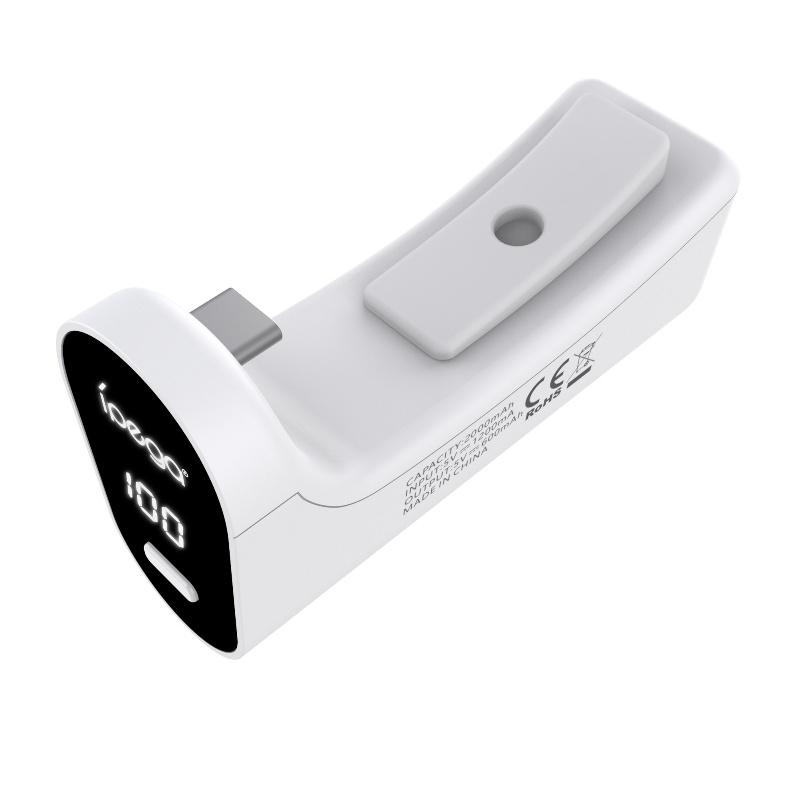 Для контроллера PS5 2000 мАч USB Type C Аккумулятор Светодиодный дисплей Комплект для игры и зарядки для элитного контроллера PS5 Игровые аксессуары