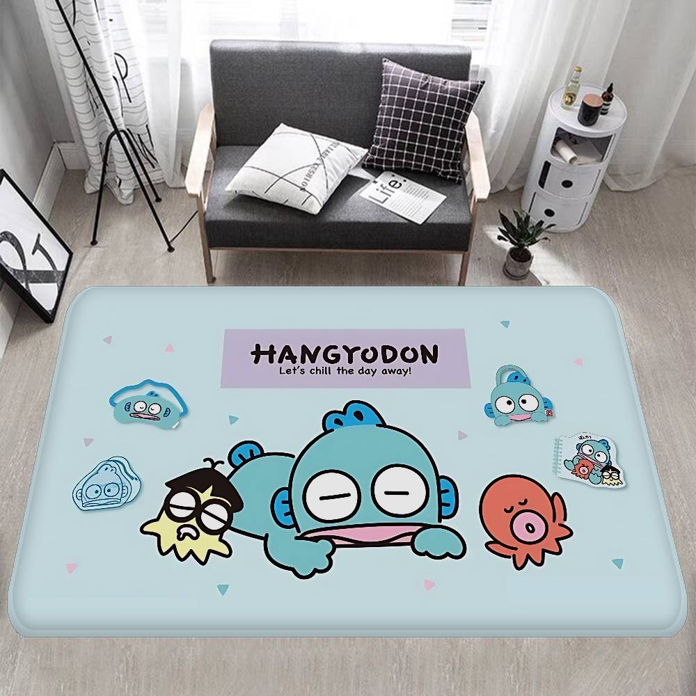 H-HangyodonS Cartoon Floor Mat Cheaper Anti-slip Modern Living Room Balcony Printed Bedside Mats
