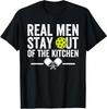 Real Men Stay Out of the Kitchen Funny Pickleball Vintage T-Shirt