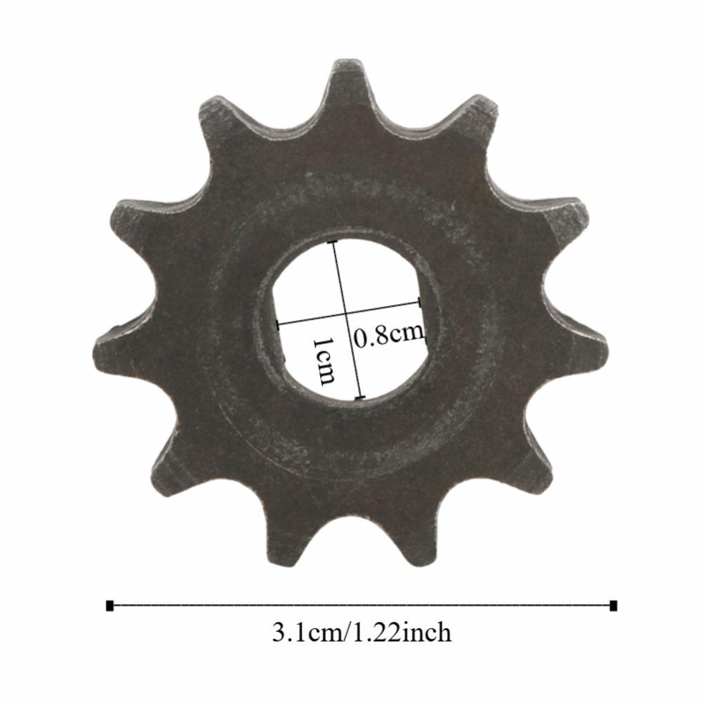 Durable T8F 11T Electric Scooter Sprocket H Holes Metal Crankset Gear Plate Pinion Gear E-Scooter