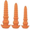 Q-shaped radish-shaped soft-core anal development tool of appropriate size for sexual pleasure toys for expanding the anus plug