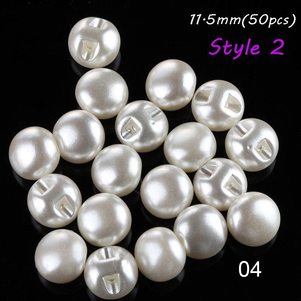 Garment Decorative Crafts Mushroom Clothing Dress Accessories Scrapbooking Pearl Buttons Sewing
