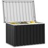 Garden Storage Box Anthracite Grey 109 x 67 x 65 cm