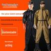 PVC Full Body Fishing Waders - Thickened One-Piece Wading Pants for Fishing and Lotus Root Digging