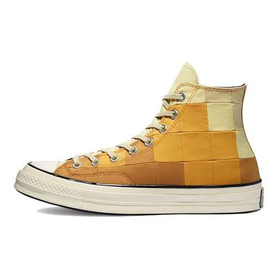Chuck 70 High Plant Color Patchwork - Кроссовки унисекс Gravel Egret Оранжевый Черный 170683C