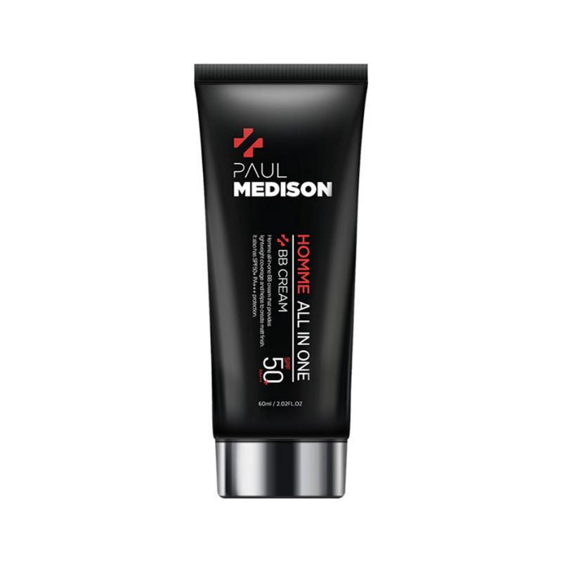 Paul Medison Homme All-In-One BB Cream SPF50+ PA+++ Men’s Tone-Up Foundation 60ml