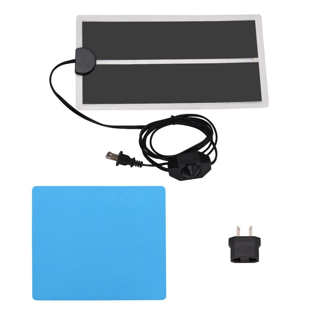 Нагревательный коврик для смолы Быстроотверждаемая сушилка для быстрой смолы с ручкой регулировки температуры Силиконовый коврик