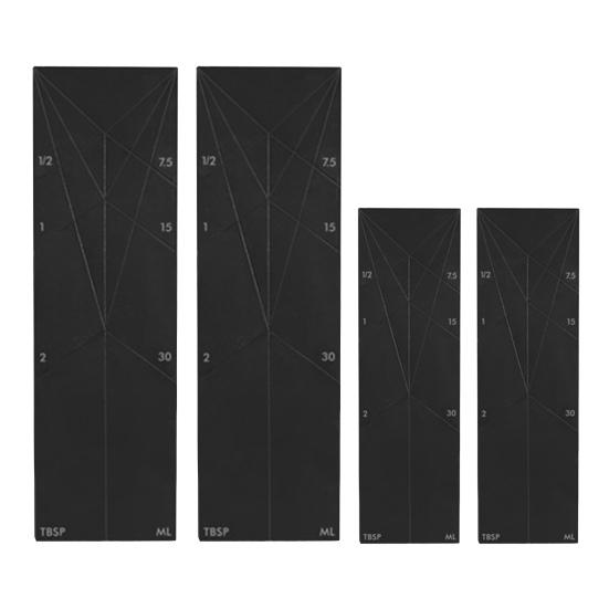 1/2/4 шт 7.5/15/30 мл 3-в-1 плоская мерная ложка портативная многофункциональная складная мерная ложка для сухих жидких ингредиентов кухонные гаджеты