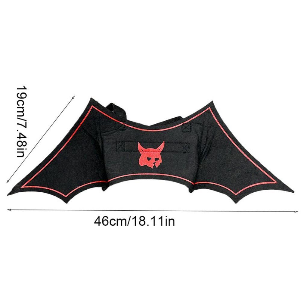 Felt Cloth Halloween Cat Costume Adjustable Soft Cats Bat Wing Polyester Cosplay Clothes Halloween Party Supplies