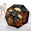 1PC Eagle Skulls Flames Automatic Folding Umbrella Automatic Open/Close, Automatic Folding, 8-Rib Durable Frame, Portable Travel Umbrella 716