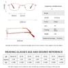 Reading Glasses Men Women Folding Spectacles Spectacles Frame Tr Glasses +1.0 +1.5 +2.0 +2.5 +3.0 +3.5 +4.0 With Leather Case