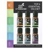 artnaturals Set of 6 Popular Essential Oils, Set of 6, 10 Ml (0.33 Fl Oz) Each.