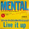 7-дюймовая пластинка MENTAL AS ANYTHING Live It Up 075P403 Epic 1985 Япония Танцевальная Электроника Б/у