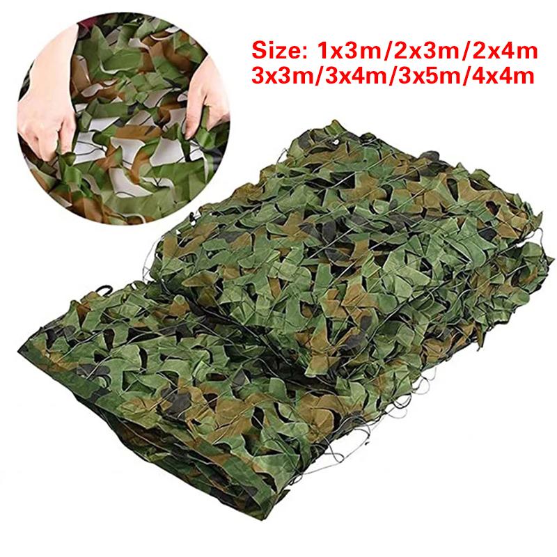 8 цветов, разные размеры, джунгли, солнцезащитный тент, пустыня, лесной камуфляж, солнцезащитный тент, охота, кемпинг, чехол для автомобиля, уличная камуфляжная сетка