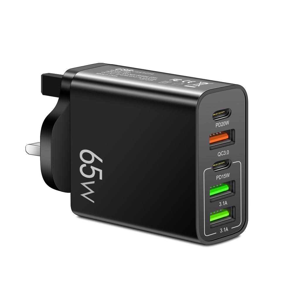 Quick Charge 3.0 20W PD 3.1A USB Type C Charger 5 Port Phone Charger Adapter For iPhone 11 13 14 Pro Max Samsung Xiaomi