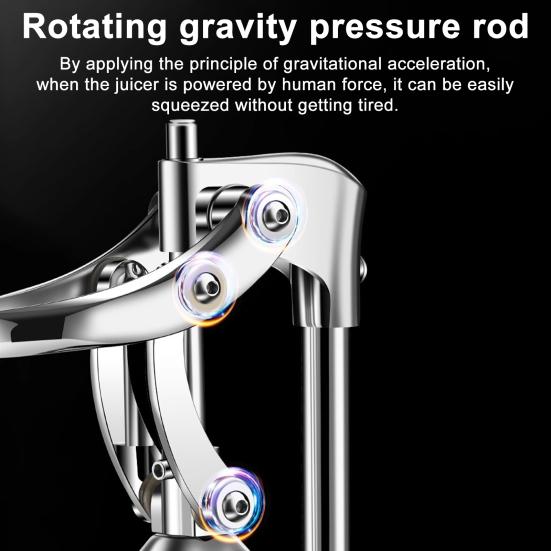 Yousheng Ручная цитрусовая соковыжималка Сверхпрочная соковыжималка для лимона Нержавеющая сталь Пресс для сока лайма Неэлектрическая соковыжималка для фруктов