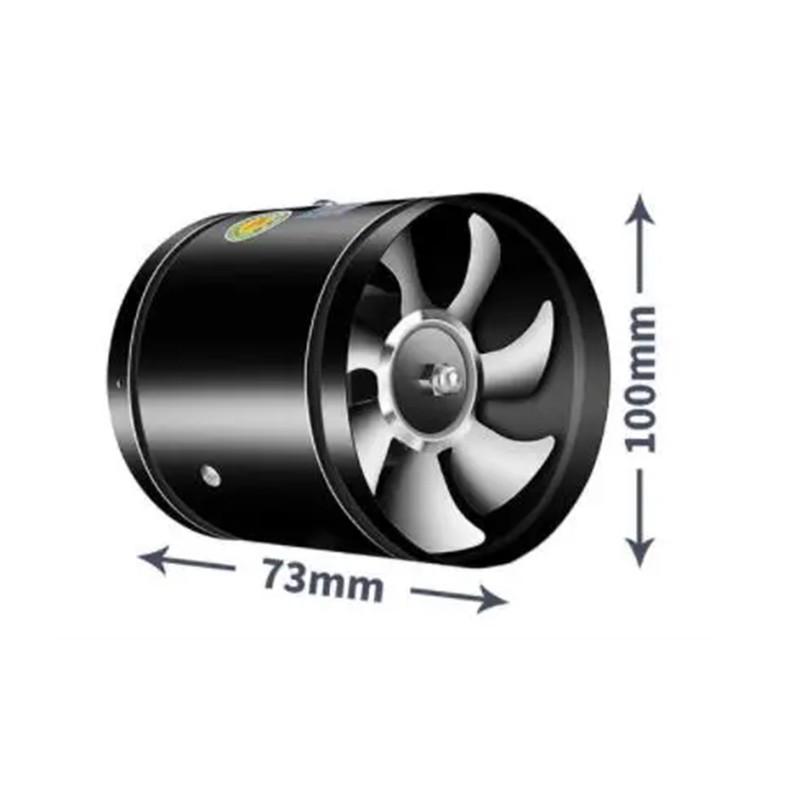 20 Вт/40 Вт/60 Вт 4''6''8'' трубчатый вытяжной вентилятор бытовой мини-вытяжка металлический трубчатый вентилятор для ванной комнаты туалет настенный канальный вентилятор