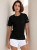 Women's Short Sleeve Round Neck T-Shirt, Quick Dry Breathable Running Fitness Moisture Wicking Tennis Sports Casual Top, Women's Activewear