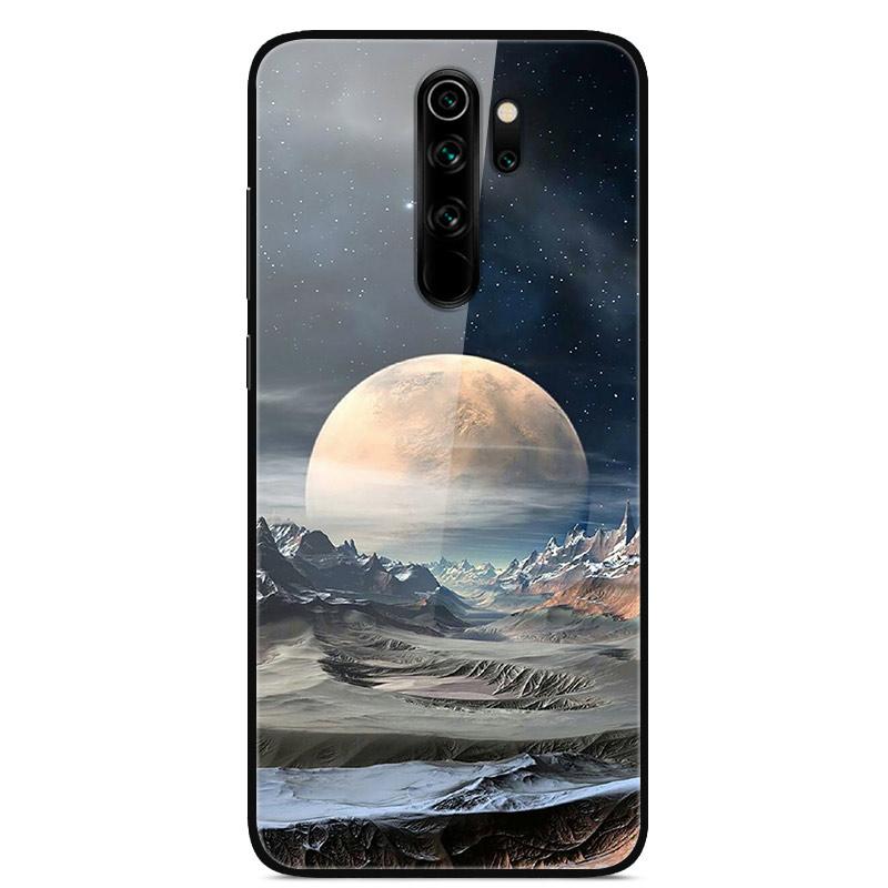Для Xiaomi Redmi Note 8 Pro Чехол Закаленное Стекло Модный Милый Чехол для Телефона для Redmi Note 8 8T Note8 8Pro Задняя Крышка Funda Coque