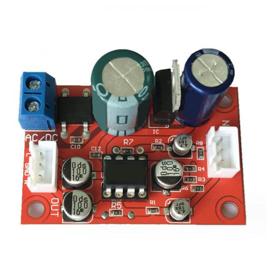 Плата усилителя NE5532, чистый, сильный звуковой выход, модуль предусилителя, плата усилителя звука, постоянный ток 9 В‑24 В