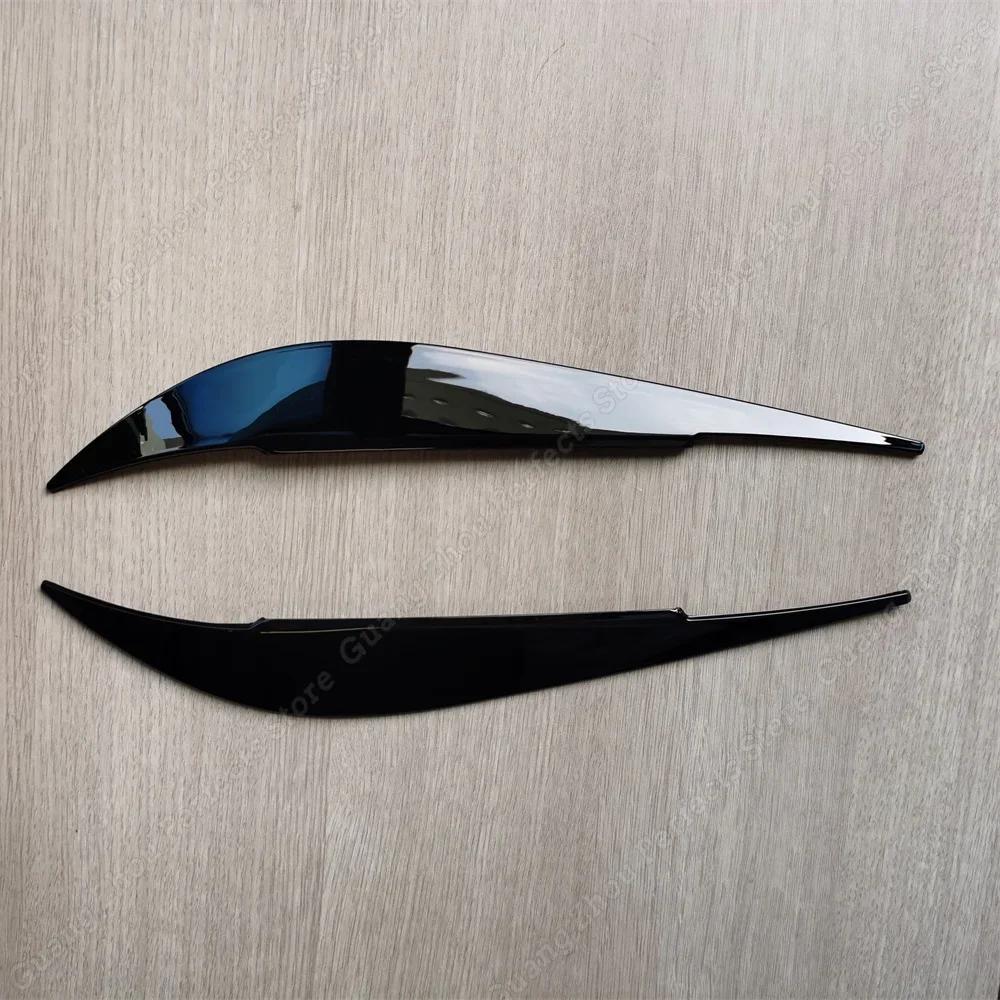 2 шт. ABS глянцевые злые фары брови веко для BMW 4 серии F32 F33 F36 M4 420d 420i 425d 430i 435i 440i 2013- тюнинг