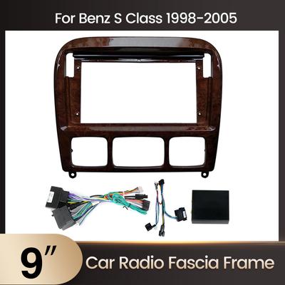 Для Mercedes Benz S-Class W220 1998 - 2005 Android Car Radio Screensaver Frame Dashboard Cable Canbus Decoder Installation Klt