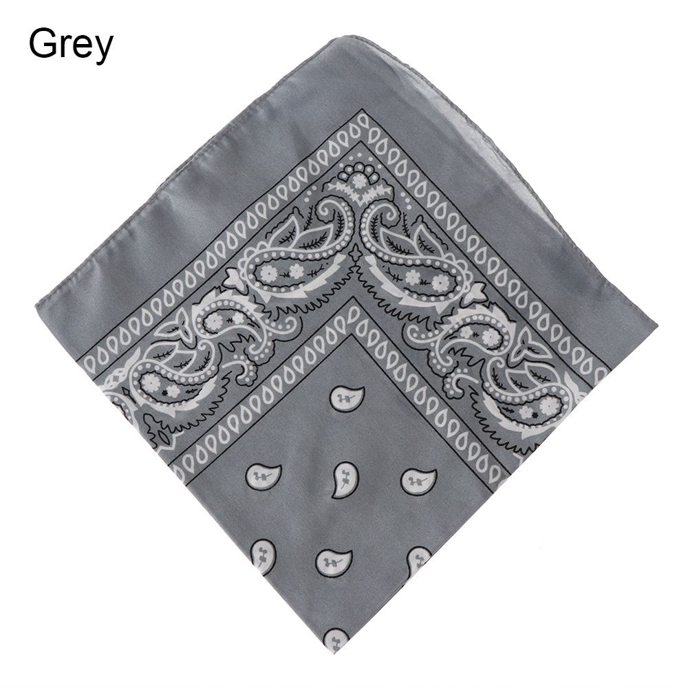 Women Fashion Neck Scarf Headwear Wristband Hair Band Printed Square Scarves Paisley Bandana