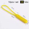 10 Pcs/set 10 Color Zippers Pull Puller End Fit Rope Tag Replacement Clip Broken Buckle Fixer Suitcase Tent Backpack Zipper Cord