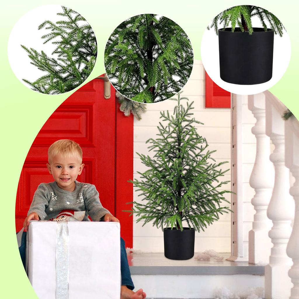 Норфолк Рождественская елка Украшение рождественской елки на входную дверь Рождественское украшение для гостиной