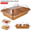 1Pcs Vegetable Bread Serving Food Serving Basket Fruit Storage Containers for Home Kitchen Picnic