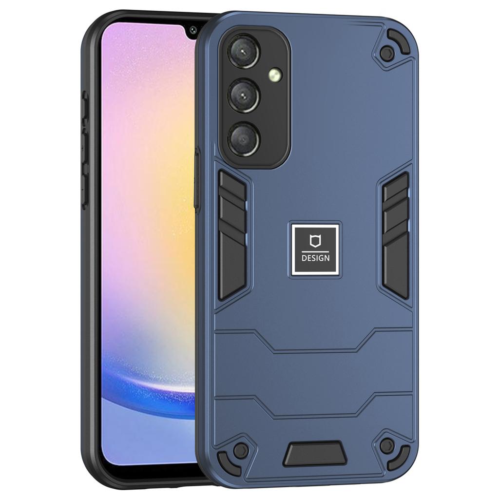 Для Samsung Galaxy A25 5G (Глобальный) (161,0 х 76,5 х 8,3 мм) Чехол для телефона Амортизирующий бампер ТПУ Жесткая задняя часть из ПК Гибридный чехол