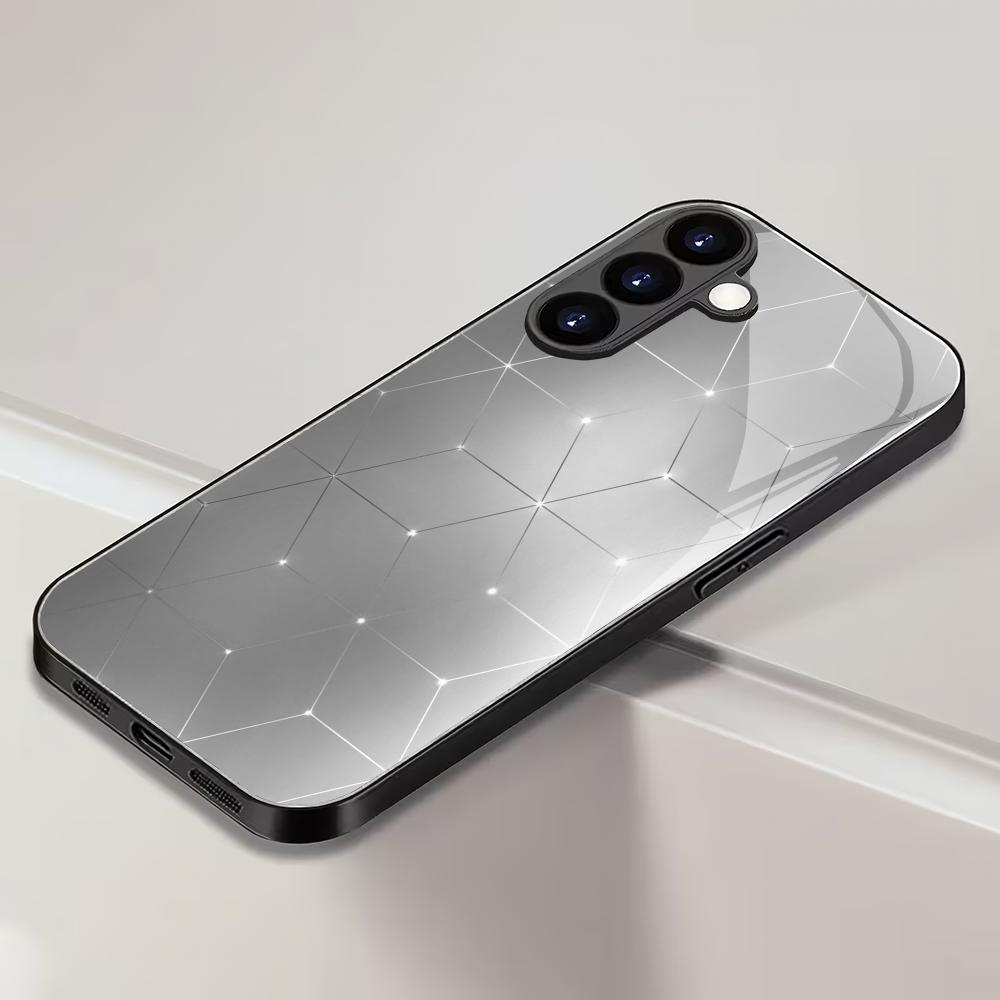 Закаленное стекло с градиентным рисунком для телефона, подходит для Samsung GalaxyS26 S25 S24 S23 S22 S20FE/Ultra/Plus5G, противоударная задняя крышка