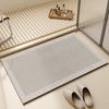 Non-Slip Diatomaceous Earth Bath Mat Soft and Safe Bathroom Rugs Quick Drying and Super Absorbent Rectangular Woven Mat