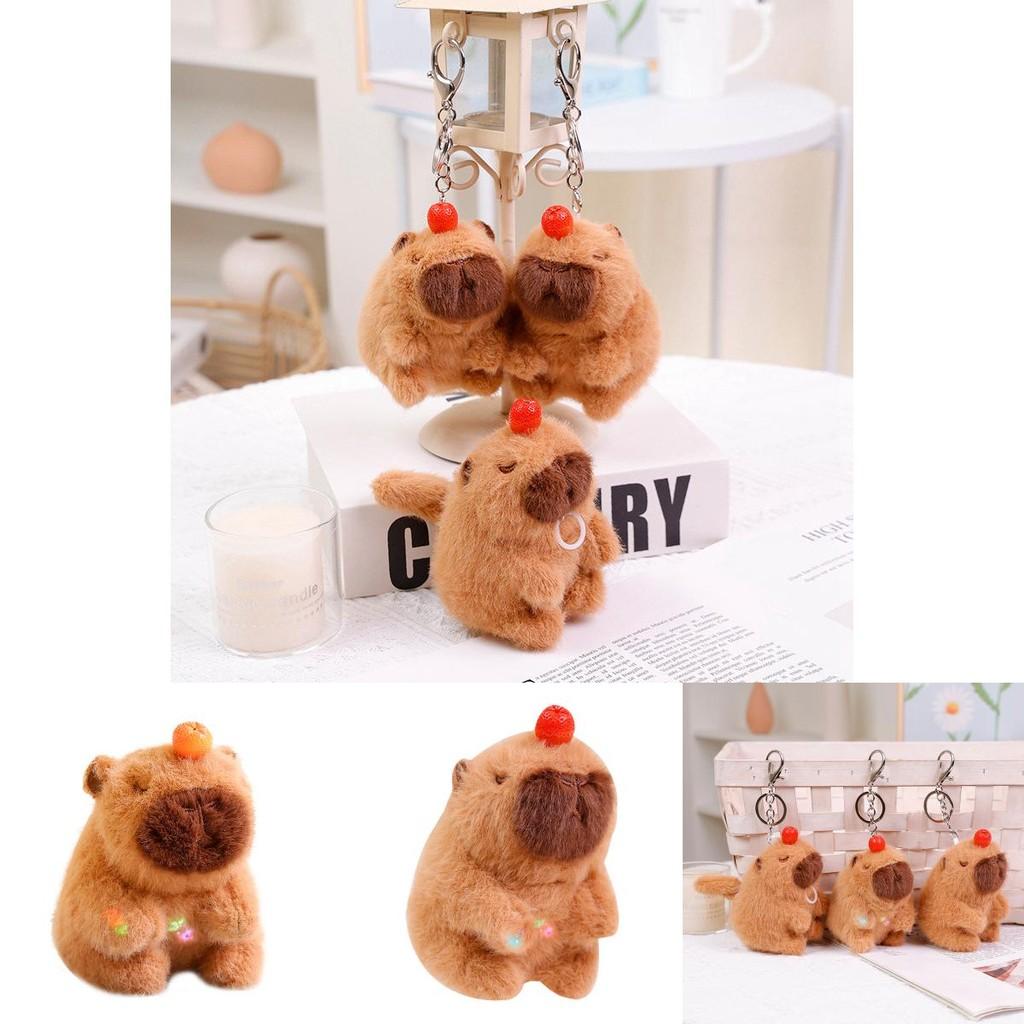 Adorable Capybara Plush Toy With Wiggling Tail And Soft Short Plush Material Perfect Gift For Girls